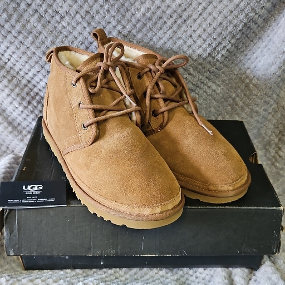 UGG Men's Brown Chukka Boots - Picture 2 of 9